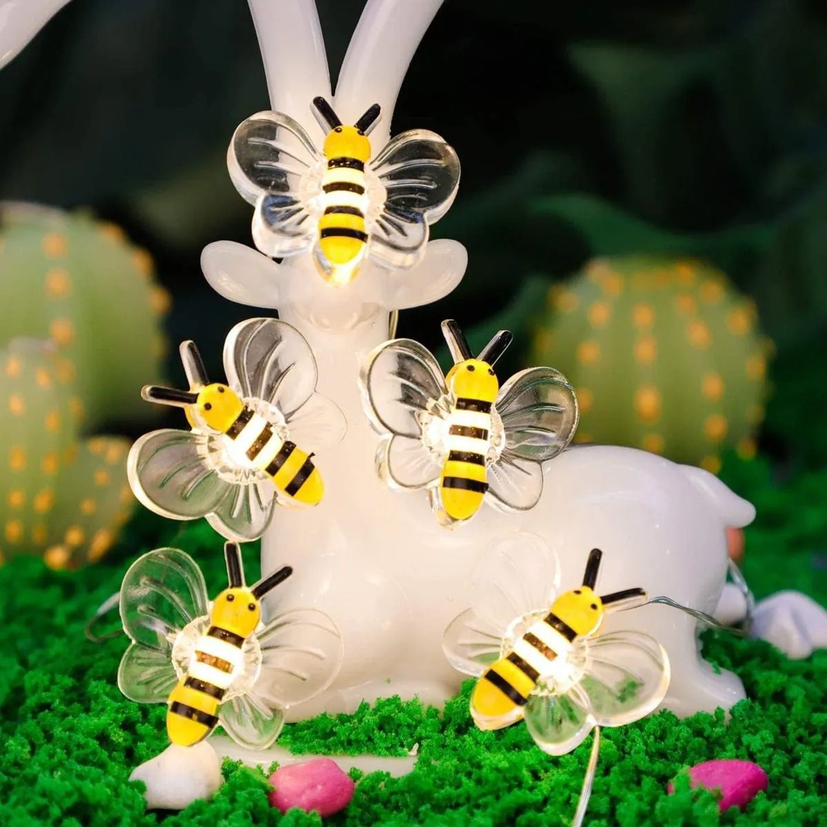 Bee String Lights Battery Operated 4