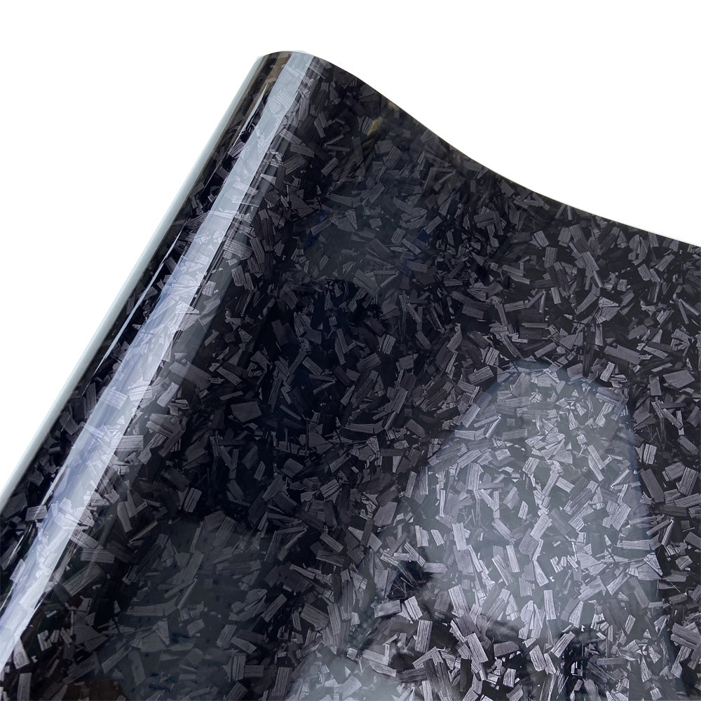 Cosmic Ghost Black Forged Carbon Fiber Wrap, Honeycomb Carbon Film for Car and Motorcycle Stickers