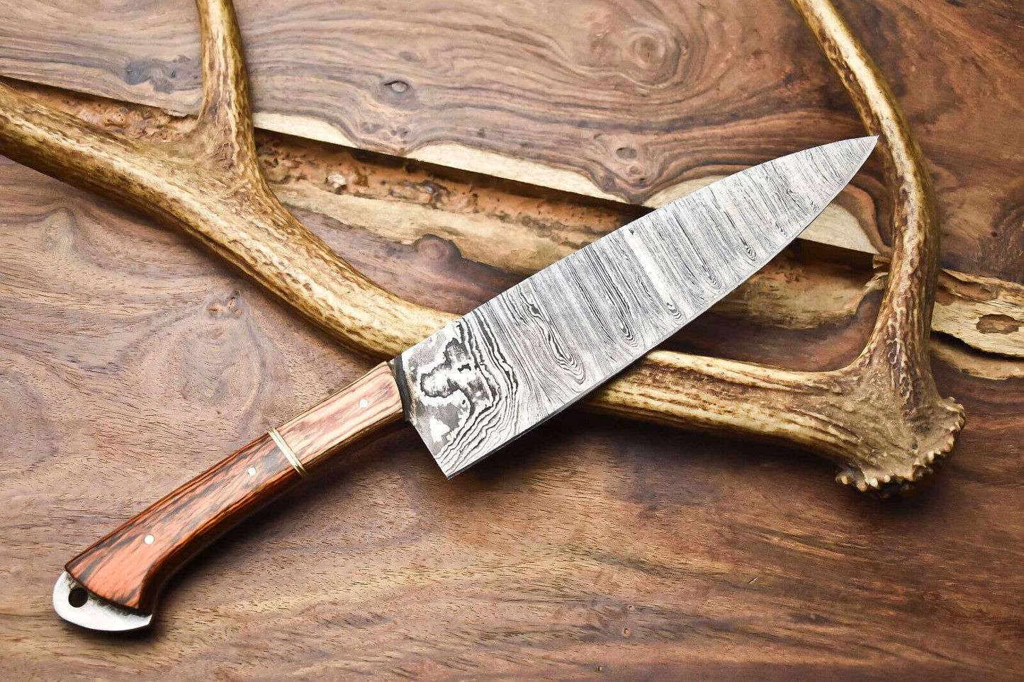 Hand Forged 12 Damascus Chef Knife Premium Full Tang Kitchen Knife 3