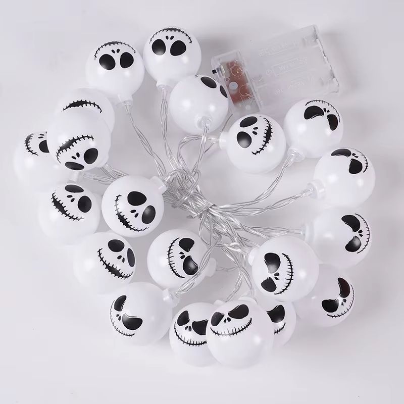 2025 Halloween Grimace String Lights Indoor BatteryUSB Operated Hanging Lamp For Home Decor 5
