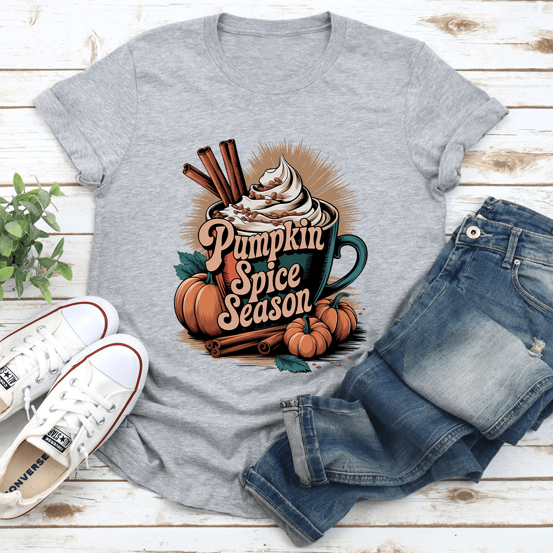 Pumpkin Spice Season Latte Tee 3