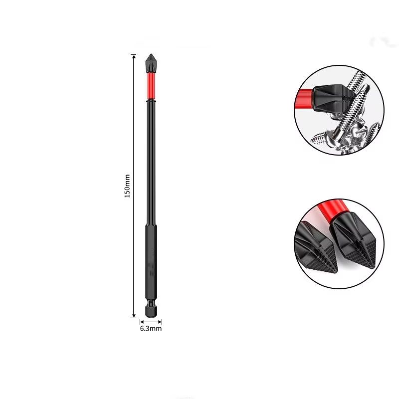 AntiSlip Tungsten Steel Phillips Screwdriver Bit ImpactResistant Magnetic Drill Bit For Electric D 11