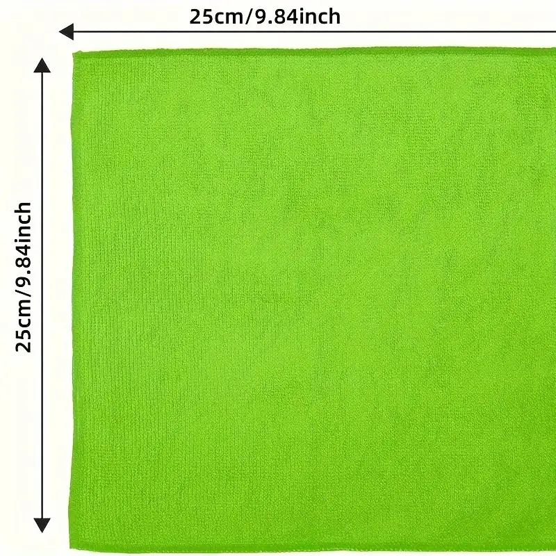 Durable, Absorbent Microfiber Cleaning Cloth, Kitchen, Bathroom Towel, Dishwashing Household Rag