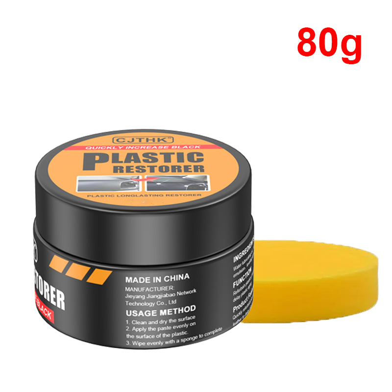 Auto Interior Leather Panel Renewal Wax Car Plastic Restorer Back To Black Gloss Coating Agent Aut 6