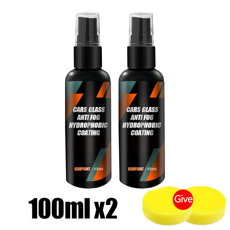 Hydrophobic Waterproof Car Glass Spray Nano Coating Repellent Antirain Agent Oil Film Removing Auto 8