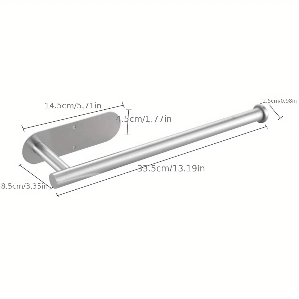 Adhesive Paper Towel Holder Kitchen Tissue Hanger Toilet Roll Dispenser Storage Napkin Rack Bathroo 5