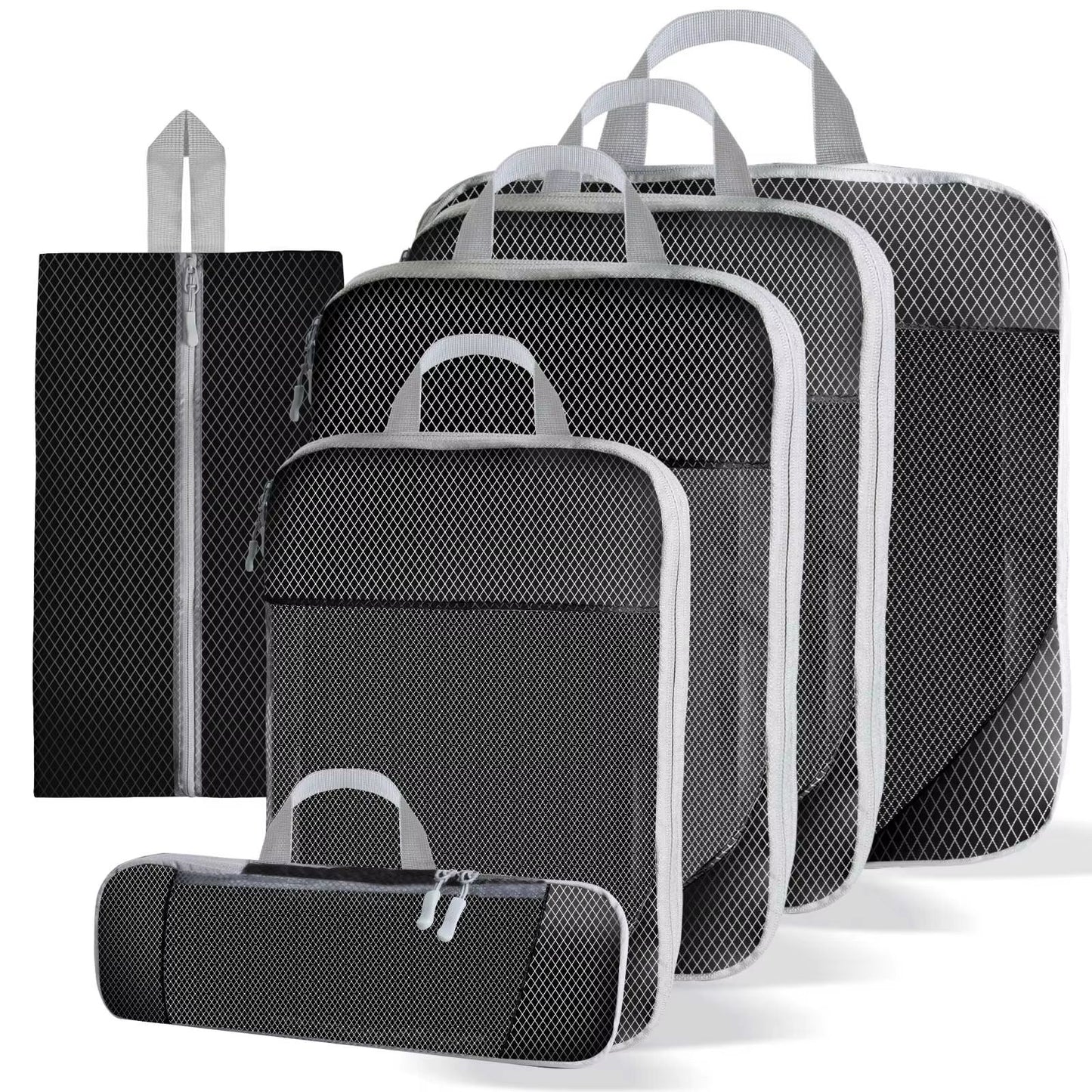 TravelMaster Ultra Organiser Set 8Piece Premium Luggage Packing Cube Sorting Bags 26