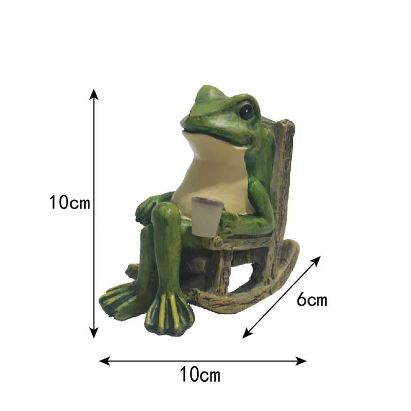 Solar Frog Garden Light Outdoor Decoration 6