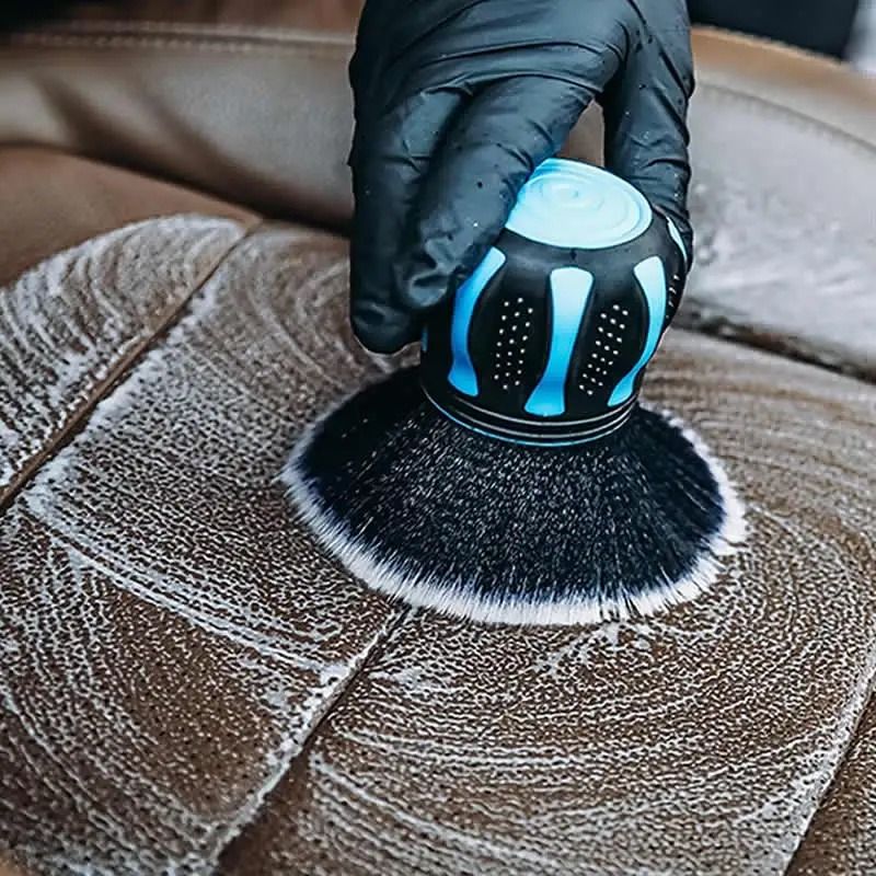 Soft Bristle Car Detailing Brush For Interior Dust Cleaning And Air Vent Maintenance 4