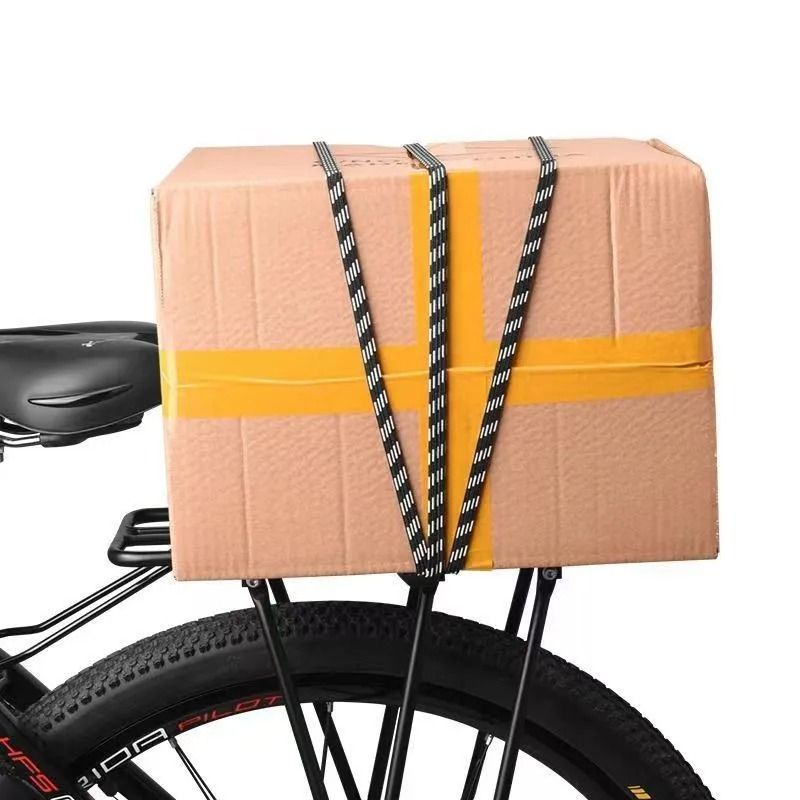 Elastic Bicycle Luggage Straps HeavyDuty Rubber Bungee Ropes With Hooks For Secure Bike Cargo 6
