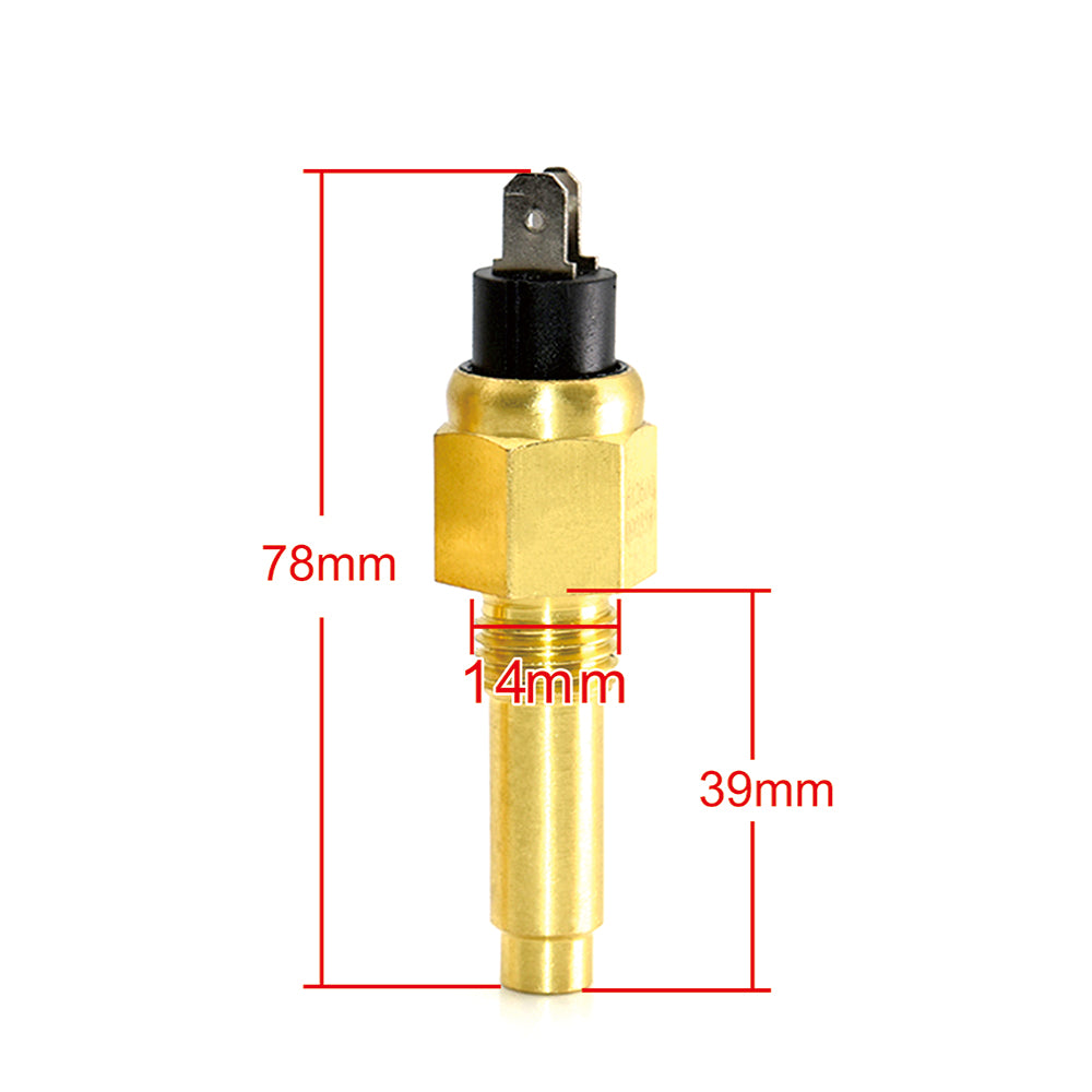 VDO Water Temperature Sensor Universal Water Temperature Gauge VDO Meter For Car Auto Truck Boat 7