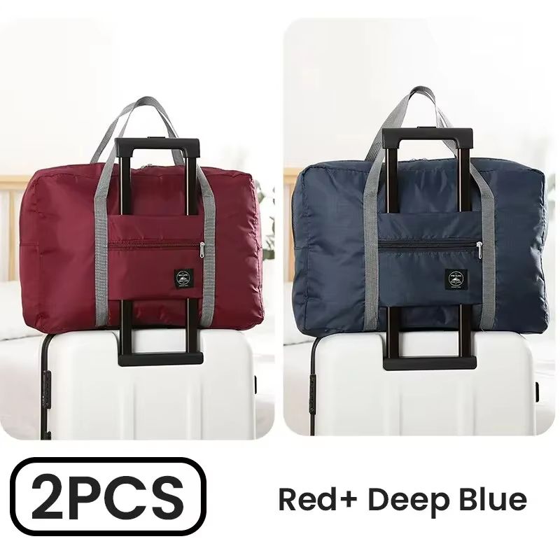 TravelFlex 2Pack Foldable Travel Duffel Bag CarryOn Weekender For Men Women 10