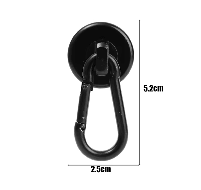 MagnaHook Heavy Duty Rotating Magnetic Carabiner Hooks 6
