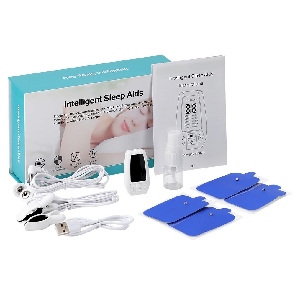 Microcurrent CES Sleep Aid Device With 3 And 10 Modes For Anxiety Insomnia And Relaxation 7