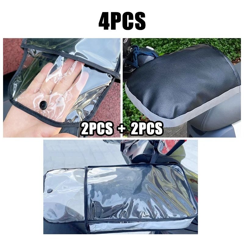 Motorcycle Handlebar Muffs Waterproof Winter Hand Warmers 10