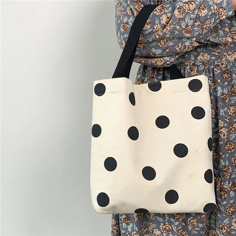 Canvas Tote Shoulder Bag Large Capacity Reusable And Stylish Everyday Carryall 10
