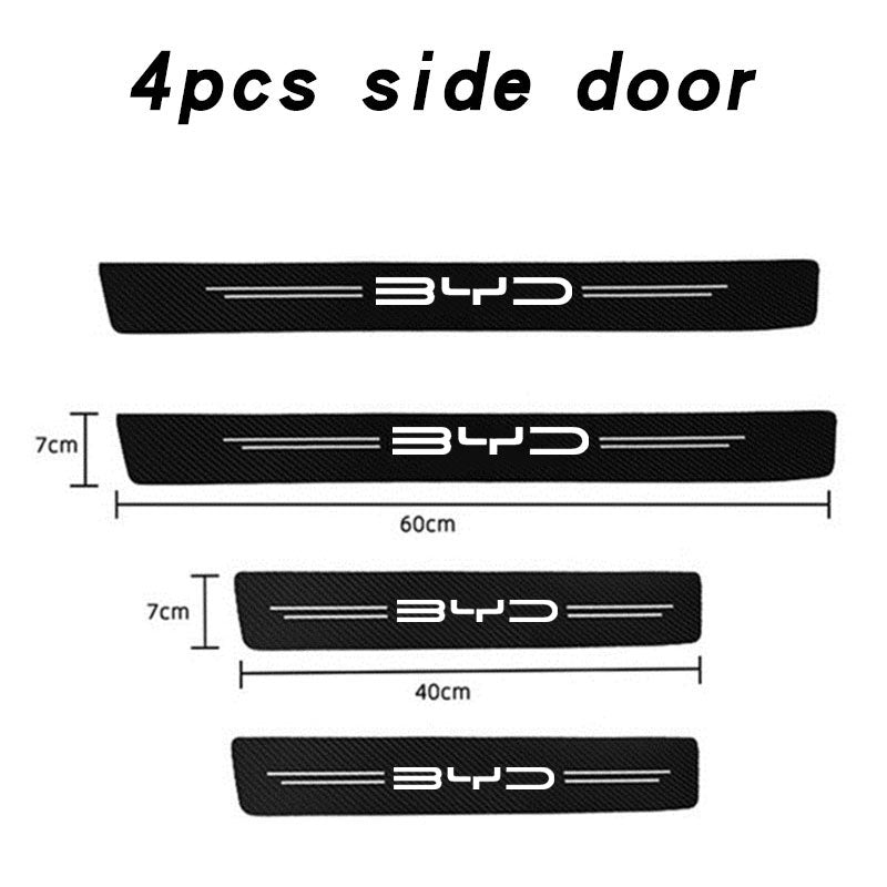 Rear Bumper Stickers Sill Pedal Protection Covers Auto Accessories For Car Scratch Guard 5