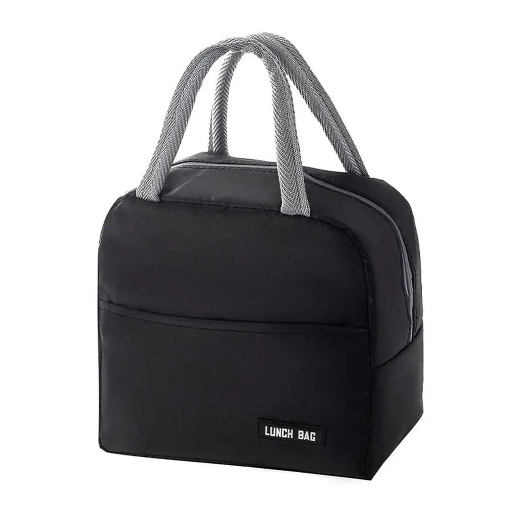Oxford Cloth Insulated Lunch Bag With Leakproof Aluminum Lining 11