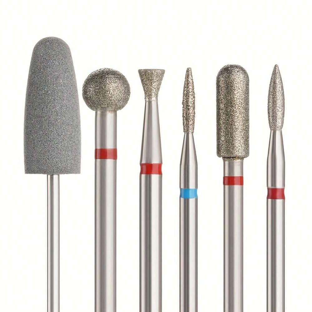 Electric Manicure Set, Diamond Sand Nail Files, Polishing Bit, Nail Grinding Head for Removing Acrylic Cuticles