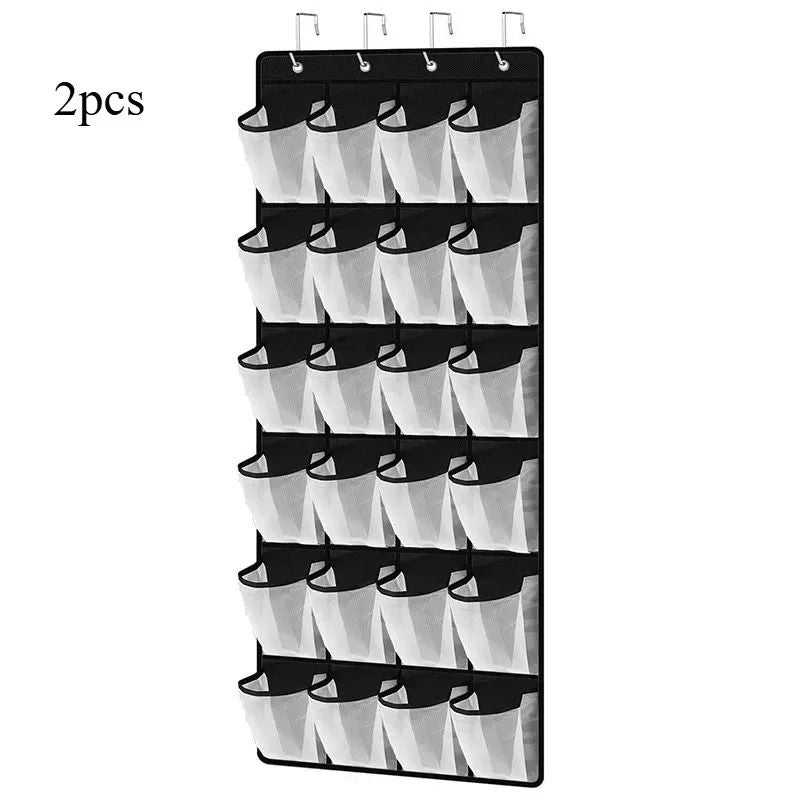 Wall Mounted 24 Pocket Door Organizer For Shoes And Accessories 11