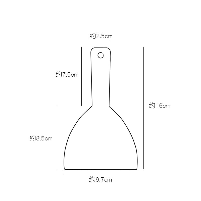 Butter Dough Cutter DIY Baking, Cake Knife Plastic Scraper, Chocolate Shovel Tri Angle, Kitchen Tools Soft Scratch Board