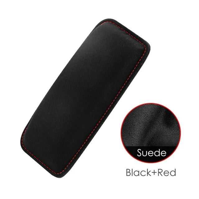 Car Knee Pad Cushion Suede Memory Foam Pillow Comfortable Leg Rest Elastic Auto Headrest Car Access 7