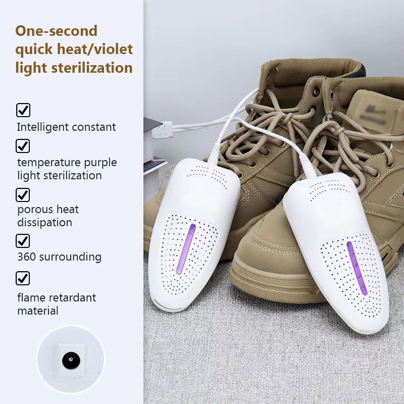 USB Rechargeable Portable Electric Shoe Dryer QuickDry Sterilizing Deodorizing Footwear Heater 6