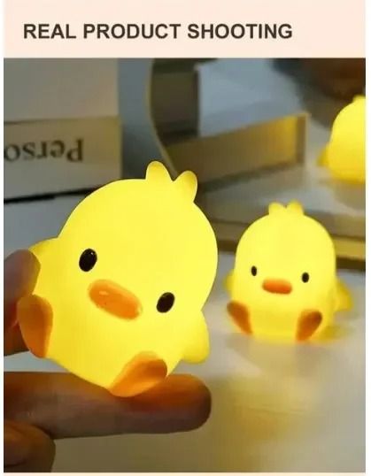 Duck Night Light Cute Cartoon Animal Bedside Lamp For Kids Room And Bedroom Decoration 8