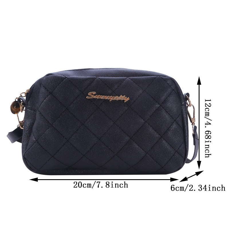 Embroidery Camera Female Small Messenger Bag Ladies Crossbody Purse Shoulder Bags Fashion Chain For 6