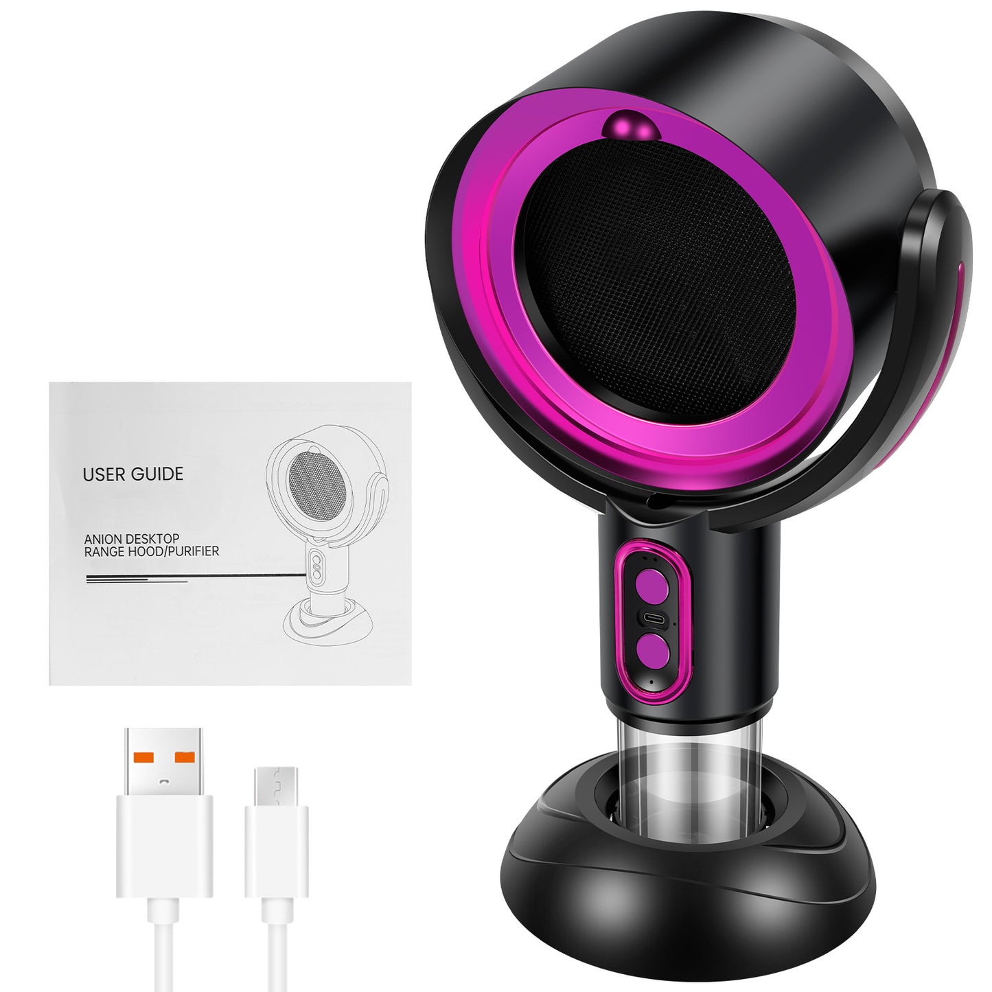 New Desktop Range Hood Portable BBQ Extractor Adjustable Exhaust Fan Indoor Hot Pot Mini Extractor 6