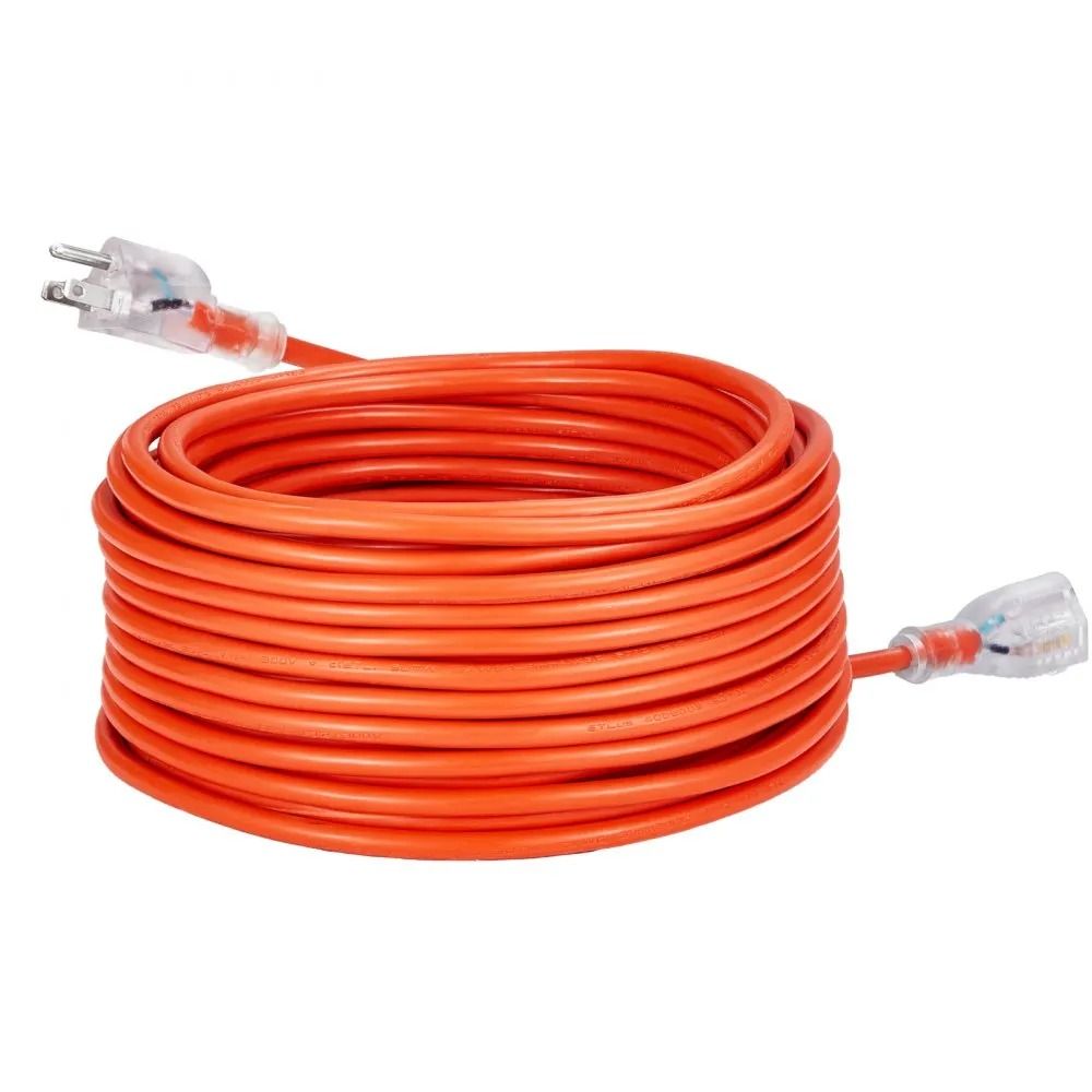 Heavy Duty Extension Cord Prongs Appliance Cord With Lighted End Flexible And ColdResistant For In 9