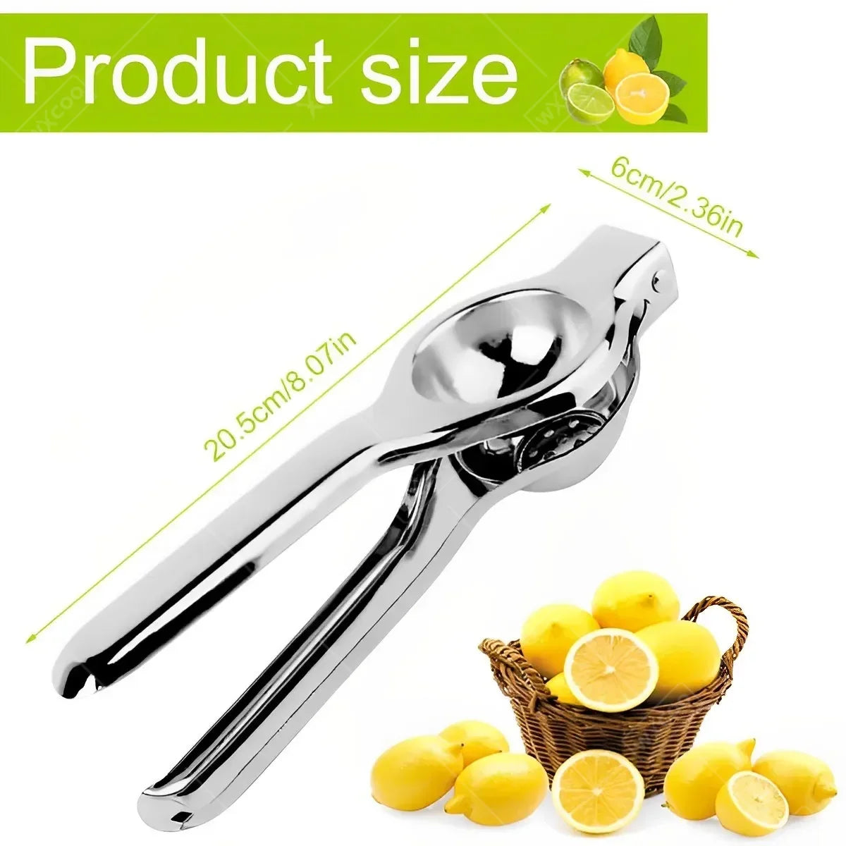 Stainless Steel Lemon Squeezer Handheld Citrus Juicer Lemon Lime Orange Press Manual Fruit Juicer H 5