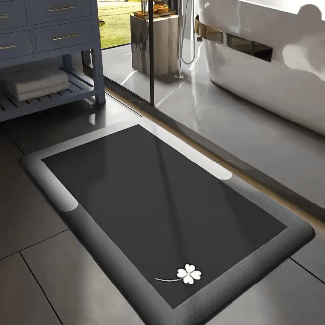 PlushFlannel Thickened Absorbent Bath Floor Mat 7