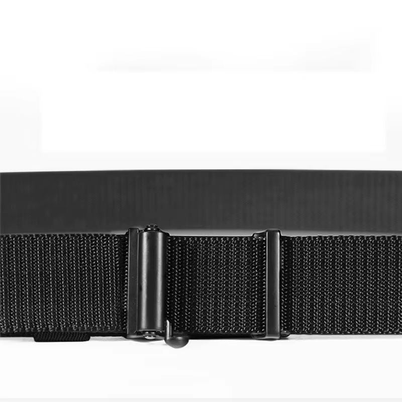 ActiveFlex Nylon Woven Automatic Buckle Belt Breathable Canvas Strap For Men 5