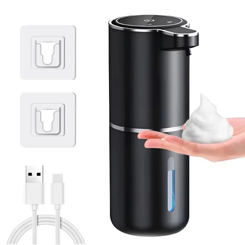 AutoFoam Touchless 380 Ml USBRechargeable Foam Soap Dispenser 4Level Adjustable For Bathroom Kitc 9