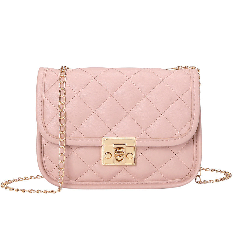 Ladies Bags Trendy Womens Bag New Embroidered Bag Cross Border Small Square Bag Fashion Chain Bag 5