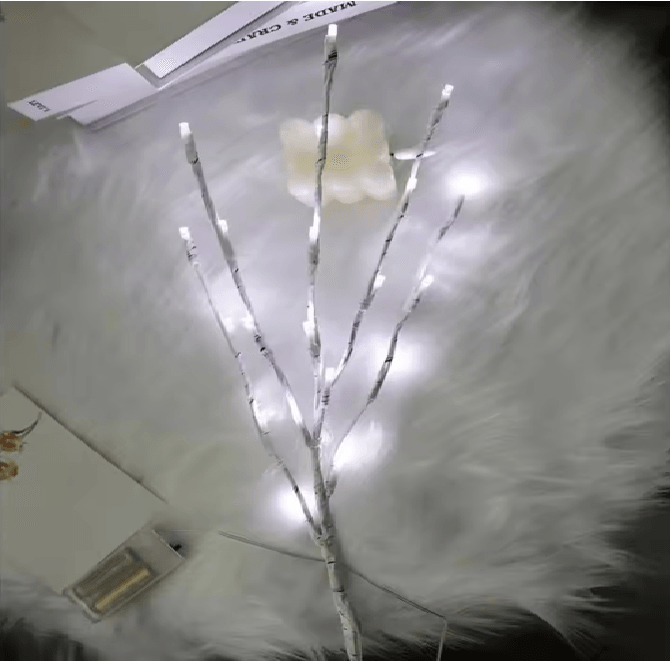 White Birch LED Branch Light 5