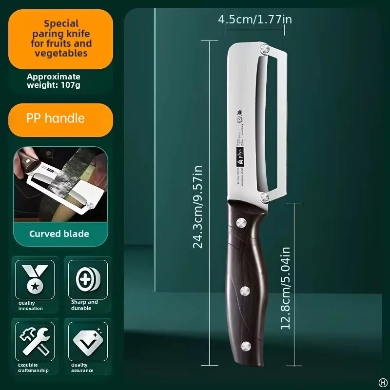 Stainless Steel Peeler With Wooden Handle For Fruits And Vegetables 8