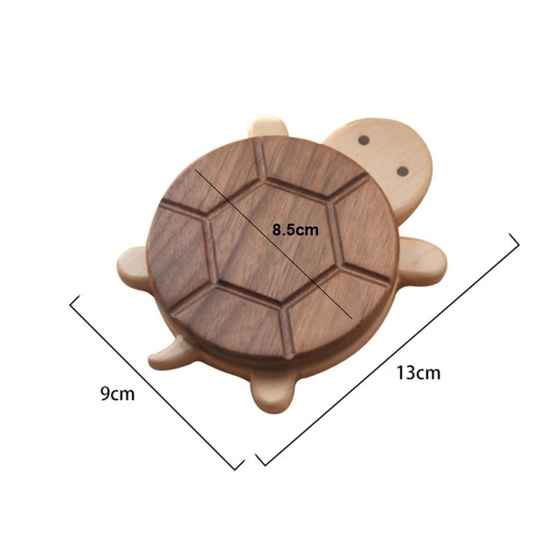 Turtle Shaped Solid Wood Insulation Mat For Kettles Tea Pots And Tableware 6