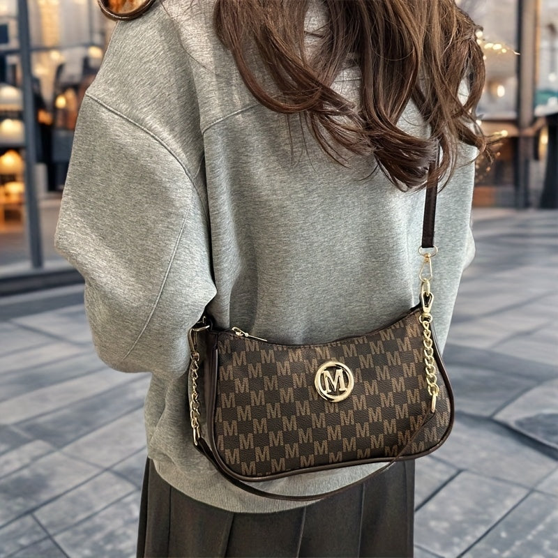 Adjustable Strap Women Messenger Vintage Style Handbag Sophisticated Shoulder Bag Tote Bag Purse 5
