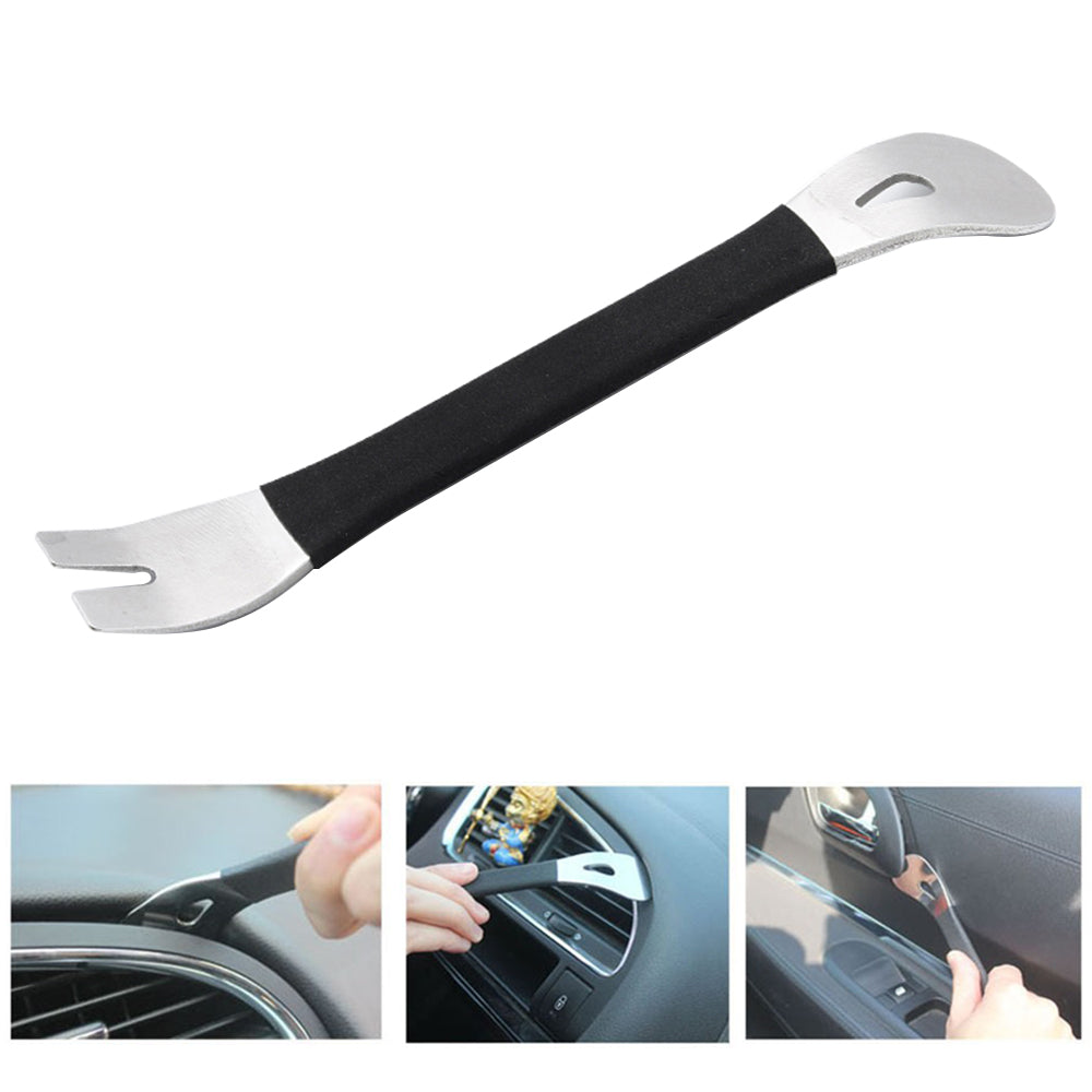 Car Modification Removal Stainless Steel Driver Interior Door Panel Tool Audio Navigation Pry Plate 4