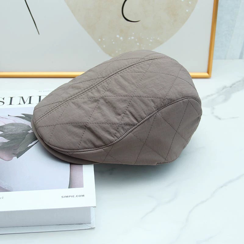 High Quality Retro Cap Thin PU Forward Hat High Four Seasons Wear Visors 11