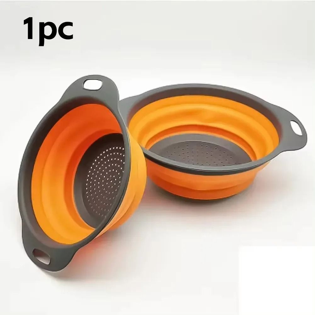 Silicone Folding Drain Basket For Fruit And Vegetable Washing 10