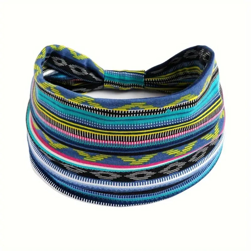 Style Elastic Headscarf Breathable Cotton Wide Brimmed Hair Accessories For Women 6