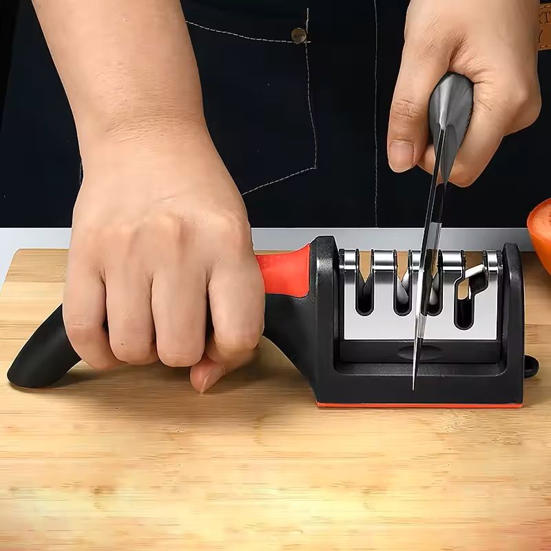 Home Electric Manual Knife Sharpener For Knives Scissors 6