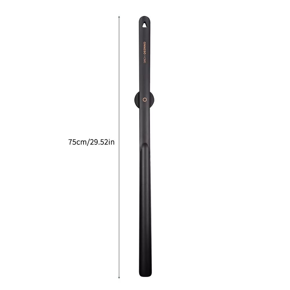 Black Lacquered BeechWood LongHandle Shoehorn With Magnetic Mount 5075 Cm 7