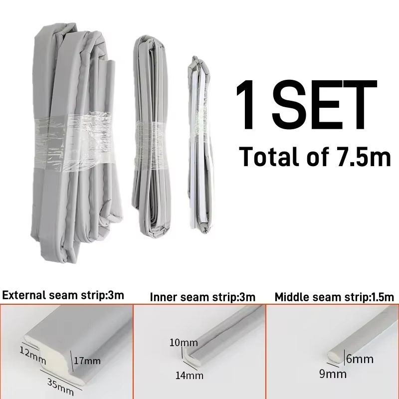 ZProfile Windproof InsectProof Window Seal Strip For Sliding Steel Frames 6