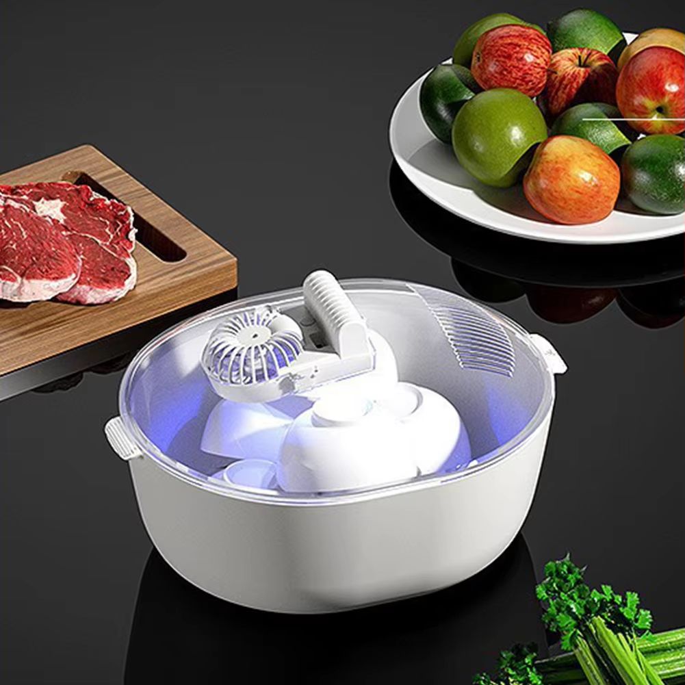 4in1 Smart QuickThaw Defrosting Tray Circulating Meat Thaw Plate 5