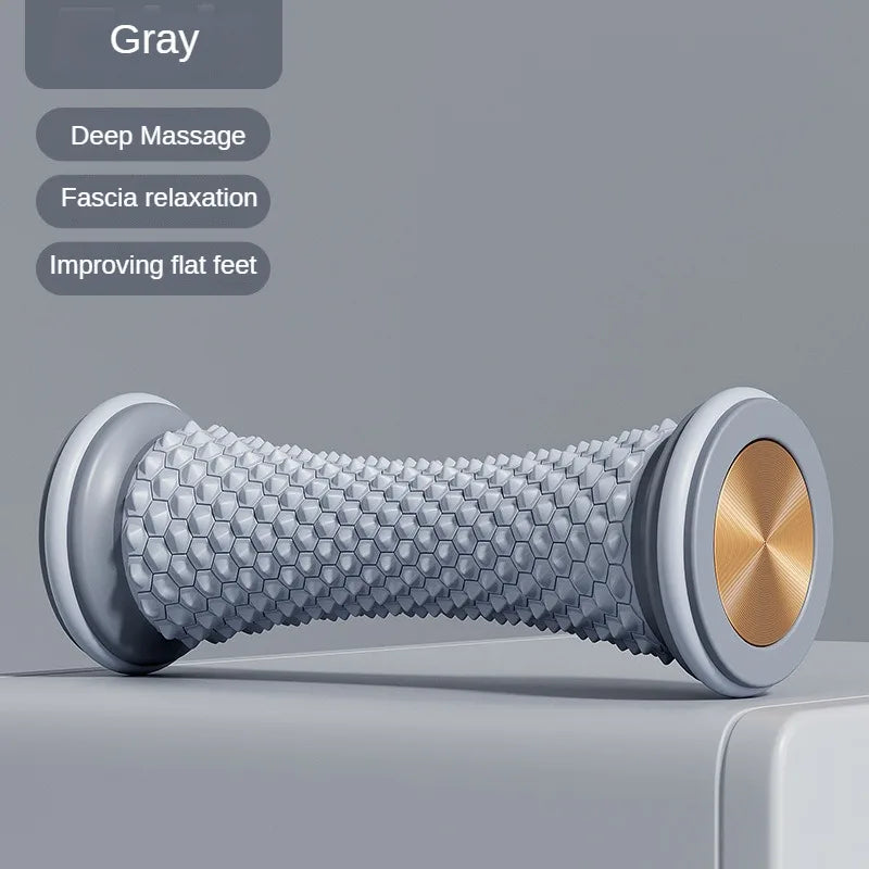 Manual Foot Massager Roller, Plastic Plantar Fascia Roller for Muscle Relaxation and Yoga Care