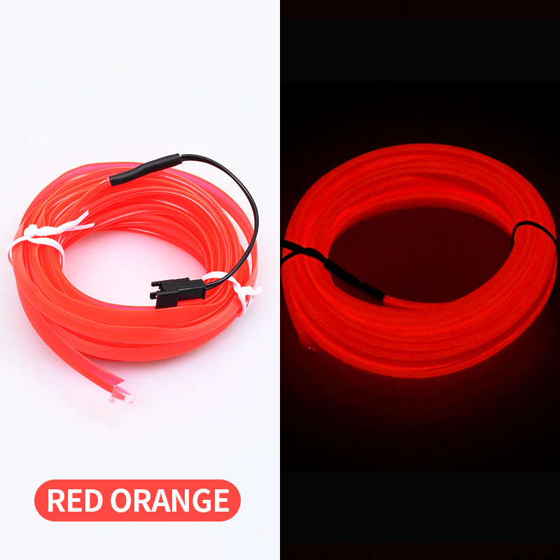 Car Interior LED Strip , Flexible Cold Light Line Tube, Auto Decoration USB Ambient Lamp